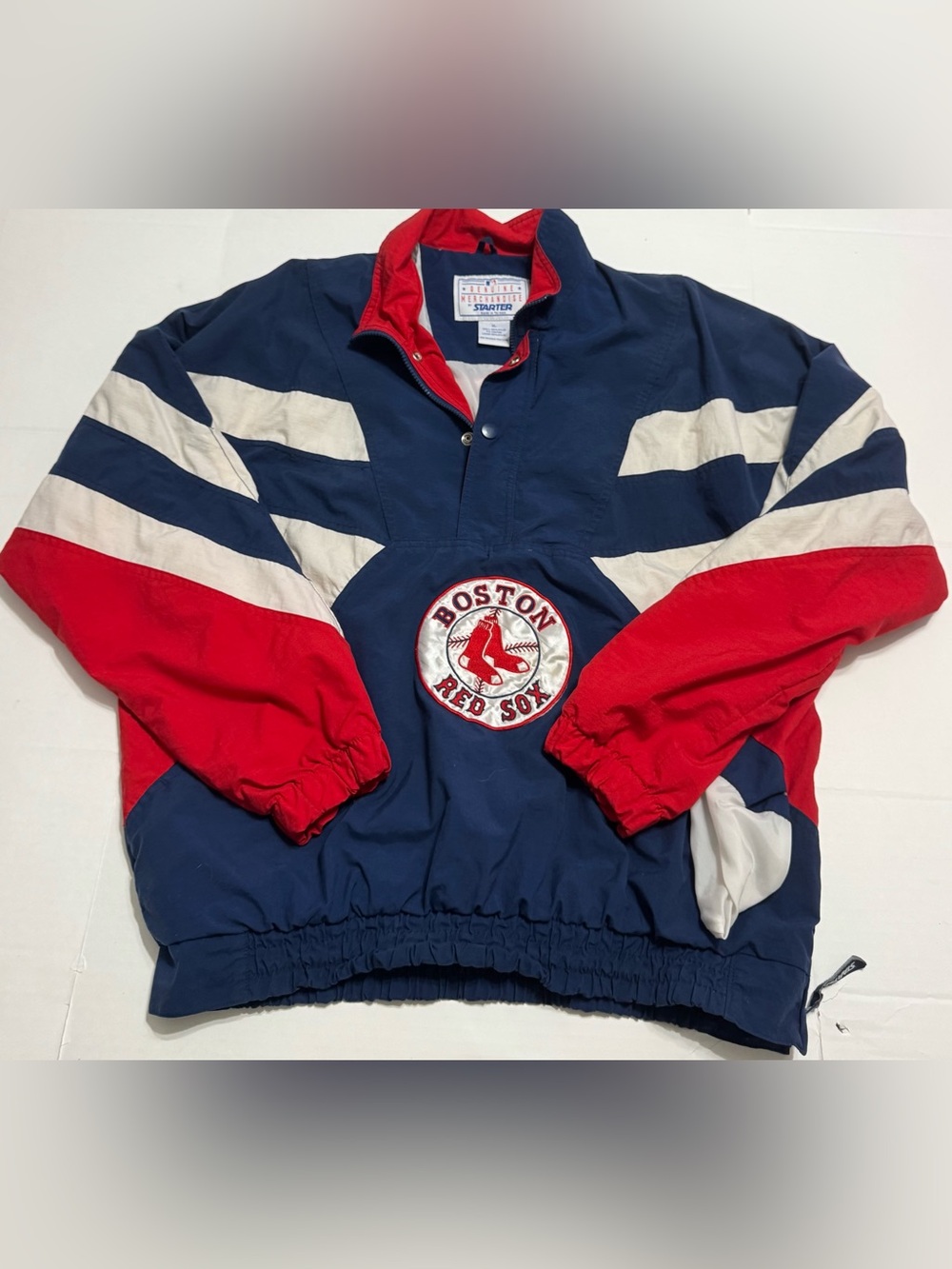 Vintage Starter Boston Red Sox MLB Pullover Windbreaker Jacket XL